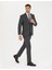 Erkek %100 Yün Füme Slim Fit Takım Elbise 50272783-VR058 4