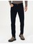 Erkek Lacivert Slim Fit Kanvas Pantolon 50278469-VR033 2