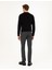 Erkek Antrasit Slim Fit Çizgili Kanvas Pantolon 50299528-VR006 4