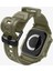 Apple Watch 46mm Seri 10 Kılıf & Kordon Kayış Rugged Armor Pro Vintage Khaki - ACS08608 4