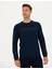 Erkek Lacivert Regular Fit Sweatshirt 50270213-VR033 4