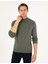 Erkek Duman Slim Fit Yarım Balıkçı Yaka Triko Kazak 50300460-VR210 3