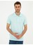 Erkek Su Yeşili Slim Fit Basic Tişört 50291625-VR048 3