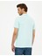 Erkek Su Yeşili Slim Fit Basic Tişört 50291625-VR048 5