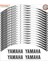 Yamaha Uyumlu Jant Şeridi 3 1