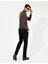 Erkek Siyah Regular Fit Kanvas Pantolon 50259782-VR046 4