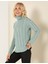 Kadın Mint Melanj Regular Fit Balıkçı Yaka Kazak 50259839-VR154 3