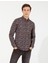 Erkek Kahverengi Slim Fit Uzun Kollu Gömlek 50259524-VR029 3