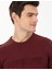 Erkek Bordo Slim Fit Bisiklet Yaka Triko Kazak 50259797-VR014 3