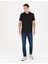 Erkek Siyah Slim Fit Polo Yaka Tişört 50275773-VR046 4