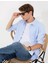 Erkek Açık Mavi Slim Fit Uzun Kollu Gömlek 50247981-VR003 4