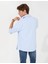 Erkek Açık Mavi Slim Fit Uzun Kollu Gömlek 50247981-VR003 5