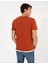 Erkek Kahverengi Slim Fit Bisiklet Yaka Tişört 50258441-VR182 5