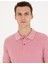 Erkek Pembe Slim Fit Polo Yaka Tişört 50273574-VR026 2