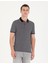 Erkek Siyah Slim Fit Polo Yaka Tişört 50273588-VR046 2