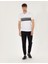 Erkek Beyaz Slim Fit Göğüs Baskılı Polo Yaka Tişört 50264720-VR013 4