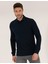 Erkek Lacivert Slim Fit Basic Sweatshirt 50276035-VR033 1