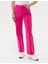 Kadın Fuşya High Waist Flare Fit Jean Pantolon 50273094-VR023 2