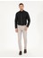 Erkek Siyah Slim Fit Uzun Kollu Klasik Gömlek 50268203-VR046 4