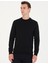 Erkek Siyah Slim Fit Yarım Balıkçı Yaka Basic Triko Kazak 50259094-VR046 3