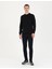 Erkek Siyah Slim Fit Yarım Balıkçı Yaka Basic Triko Kazak 50259094-VR046 4