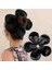 Kadın Saten Çiçek Flower Scrunchie Lastikli Toka 1