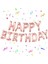 Rosegold Kalp Detaylı Happy Birthday Set Tasarım Doğum Günü Süsü Özel Günler Parti Kutlama Seti 2