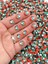 10MM Filistin Fiyonk Siyah Figür Fimo Boncuk Takı Yapımı Bead (100 Adet) 1