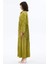 Bebe Yaka Oversize Elbise Yeşil 2