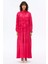 Bebe Yaka Oversize Elbise Fuşya 1