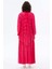 Bebe Yaka Oversize Elbise Fuşya 3