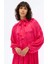 Bebe Yaka Oversize Elbise Fuşya 4
