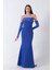 Saks Drapeli Düğme Detaylı Uzun Abiye 9705361.26 2