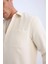 Relax Fit Polo Yaka Flanel Uzun Kollu Gömlek D1061AX24WN 4