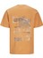 Jack & Jones Bisiklet Yaka Turuncu Erkek T-Shirt Jcosıgnal Tee Ss Crew Neck SS24 2