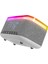 Md-W8 1200MAH 10W Gri Bluetooth-Usb-Kablosuz Şarj Rgb-Gece Lambası Özellikli Alarmlı Saat Speaker 10