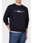 Tommy Hilfiger Pamuk Karışımlı Regular Fit Bisiklet Yaka Logolu Sweat Erkek Sweat MW0MW35541 Dw5 1