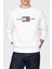 Pamuk Karışımlı Regular Fit Bisiklet Yaka Logolu Sweat Erkek Sweat MW0MW35541 Ybr 1