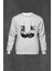 Gri Sweatshirt Muhammed Ali Clay Boks Eldiveni Impossible Is Baskılı Unisex Sweat 1