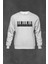 Gri Sweatshirt Piano Skyline Piyano Yukarıdaki Tehlike Baskılı Unisex Sweat 1