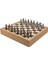 Gifthome Orta Boy Metal Osmanlı-Bizans Satranç Takımı Antik ve Rustik Desenli Sandıklı Mdf TAHTASI(36X36 Cm.) 2