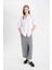 Oversize Geniş Kalıp Basic Düz Oxford Uzun Kollu Gömlek Z4893AZ24AU 3