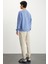 Dımıtrı Erkek Soluk Efektlı Ceplı Süs Etiketli Oversıze Fit Mavi Sweatshirt 5