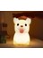 Little Bulldog Silikon Gece Lambası / Ortam Işığı / Yatak Odası Başucu Lambası, USB Arayüzü Şarj Arkadaşı Uyku Işığı Tutam Sensörü Işığı (Yurt Dışından) 2