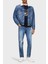 Regular Fit Çift Taraflı Kot Ceket Erkek Kot Ceket DM0DM20470 1bj 3