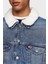 Regular Fit Çift Taraflı Kot Ceket Erkek Kot Ceket DM0DM20470 1bj 5