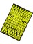 3D Kalpler 35 Parça Sticker Seti ve 140 Harf Çıkartma Seti 5