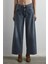 Siena % 100 Pamuk Wide Leg Yüksek Bel Geniş Paça Jeans Bayan Kot Pantolon 1010763 2