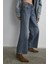 Siena % 100 Pamuk Wide Leg Yüksek Bel Geniş Paça Jeans Bayan Kot Pantolon 1010763 4