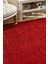 Modern Düz Desenli Kırmızı Oturma Odası Halısı Salon Halısı Uzun Tüylü Yumuşak Dokulu Kolay Bakım 2